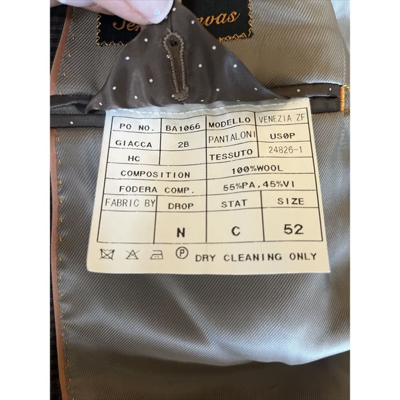 Tiglio Luxe Mens Blazer Sport Coat Two Button Casual Jacket Size 42R US Wool‎ - Picture 6 of 7